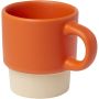 Olympia 130 ml stabelbar espressokop med lerbund Orange