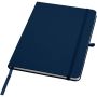 Teak A5 genvunden hardcover notesbog med linjerede sider Marineblå