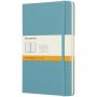 Moleskine Classic L hardcover notesbog - linjeret Blå