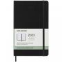 Moleskine L hard cover 12 måneders ugekalender Sort