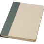 Liliana A5 hardcover notesbog af sukkerrørspapir Grøn