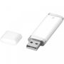 Flat USB stik 4 GB Hvid