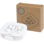 Baekdu kabelforbundet Type-C headset med opbevaringsboks af genvundet plast Hvid
