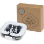 Baekdu kabelforbundet Type-C headset med opbevaringsboks af genvundet plast Ensfarvet sort