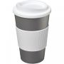 Americano® 350 ml isoleret krus med grip Sølv