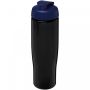 H2O Active® Tempo 700 ml drikkeflaske med fliplåg Sort