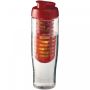 H2O Active® Tempo 700 ml drikkeflaske med fliplåg & infuser Rød