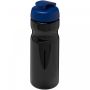 H2O Active® Base 650 ml drikkeflaske med fliplåg Sort