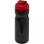 H2O Active® Base 650 ml drikkeflaske med fliplåg Sort