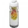 H2O Active® Base 650 ml drikkeflaske med fliplåg & infuser Hvid