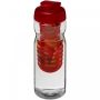 H2O Active® Base 650 ml drikkeflaske med fliplåg & infuser Rød