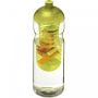 H2O Active® Base 650 ml drikkeflaske med kuppelformet låg & infuser Lime