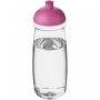 H2O Active® Pulse 600 ml drikkeflaske med kuppelformet låg Transparent