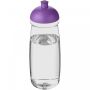 H2O Active® Pulse 600 ml drikkeflaske med kuppelformet låg Transparent