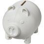 Oink sparegris i genvundet plast Hvid