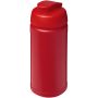 Baseline 500 ml genvundet vandflaske med fliplåg Rød