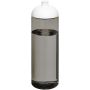 H2O Active® Eco Vibe 850 ml vandflaske med kuppelformet låg  Trækul