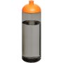 H2O Active® Eco Vibe 850 ml vandflaske med kuppelformet låg  Grå
