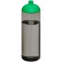 H2O Active® Eco Vibe 850 ml vandflaske med kuppelformet låg  Grå