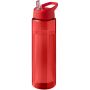 H2O Active® Eco Vibe 850 ml vandflaske med låg med drikketud  Rød