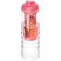 H2O Active® Treble 750 ml drikkeflaske med fliplåg og infuser Transparent