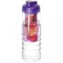 H2O Active® Treble 750 ml drikkeflaske med fliplåg og infuser Transparent