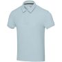 Akoya genvundet frotté unisex polo Blå