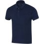 Akoya genvundet frotté unisex polo Marineblå