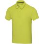 Akoya genvundet frotté unisex polo Lime