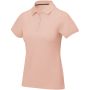 Calgary kortærmet polo til kvinder Pale blush pink