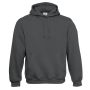 HOODED grey steel