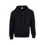 FULL ZIP HOODED SWEAT 18600 black