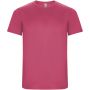 Imola kortærmet sports t-shirt til børn Pink Fluor