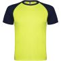 Indianapolis kortærmet sports t-shirt til børn Fluor Yellow