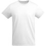 Breda kortærmet t-shirt økologisk bomuld til børn Hvid