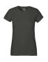 Klassisk T-shirt til kvinder Charcoal