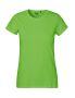 Klassisk T-shirt til kvinder Lime