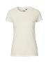 T-shirt i pasform til kvinder Beige