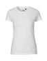 T-shirt i pasform til kvinder Hvid