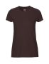 T-shirt i pasform til kvinder Brun