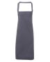 Cotton bib apron Grå