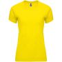 Bahrain kortærmet sports t-shirt til kvinder Gul