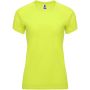 Bahrain kortærmet sports t-shirt til kvinder Fluor Yellow