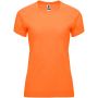 Bahrain kortærmet sports t-shirt til kvinder Fluor Orange