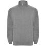 Aneto sweatshirt med kvart lynlås Marl Grey
