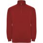 Aneto sweatshirt med kvart lynlås Rød