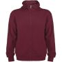 Montblanc unisex hættetrøje med lynlås Garnet