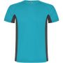 Shanghai kortærmet sports t-shirt til mænd Turkis