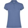 Star kortærmet polo til kvinder Riviera Blue