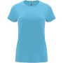 Capri kortærmet t-shirt til kvinder Turkis